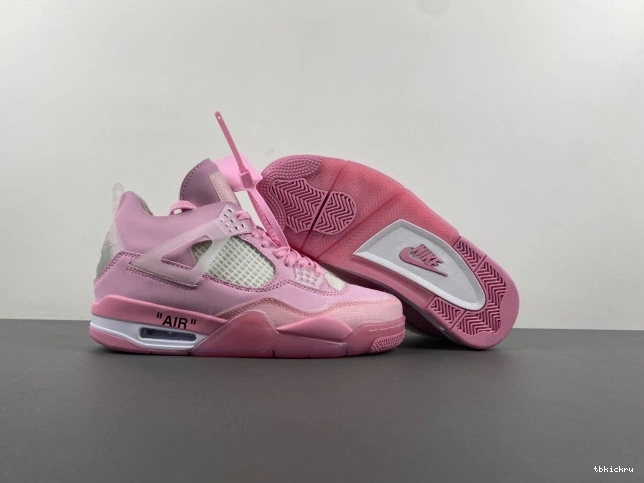Cheap TBkick 4 X PINK OFF-WHITE JORDAN 0707